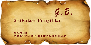 Grifaton Brigitta névjegykártya